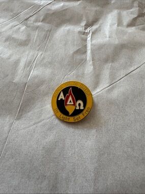 Enamel Pin - Black & Gold